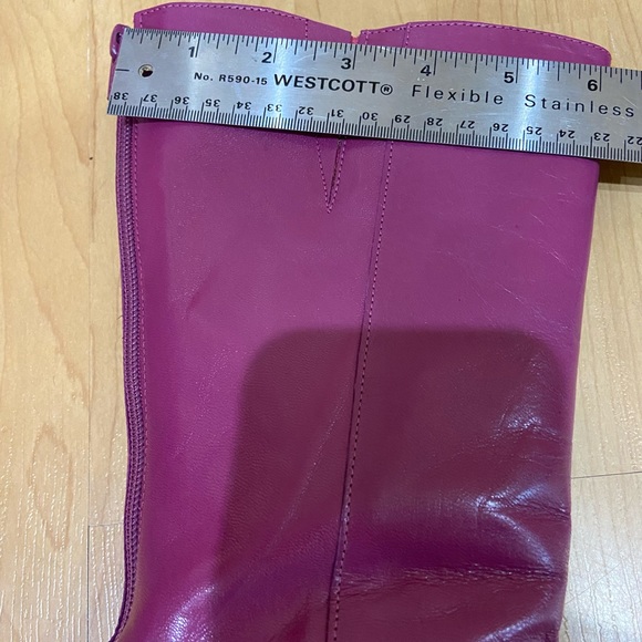 Aldo Leather purple boots size 39/8 - Picture 8 of 13